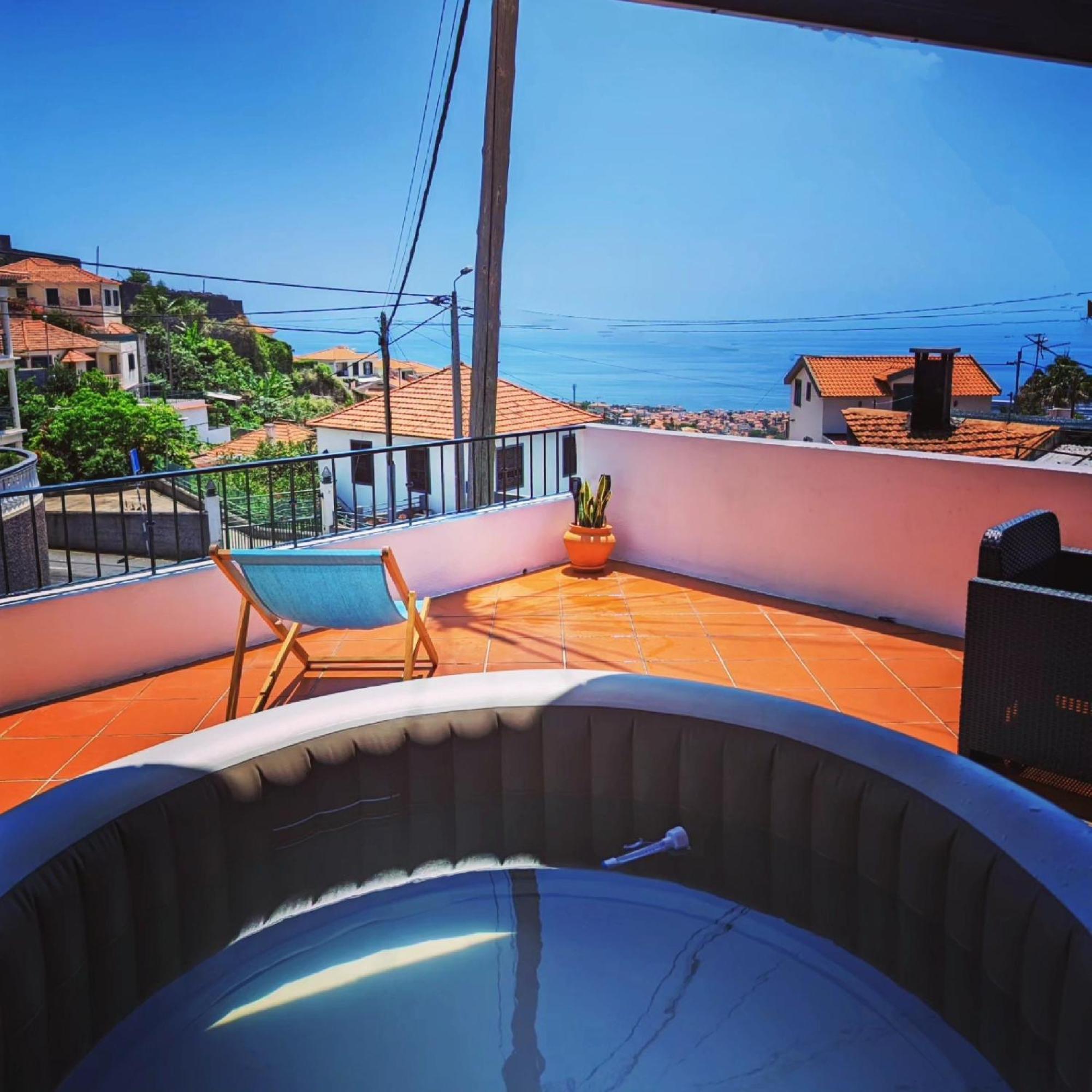 丰沙尔Casa Ascencao, Vista Mar Madeira别墅 外观 照片